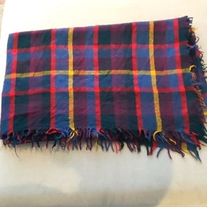 Wilfred Plaid Blanket Scarf
